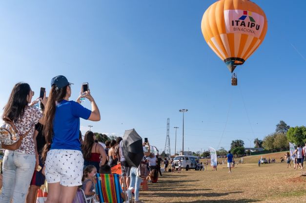 Abertura dos Jogos da Natureza no Gramadão, em 2019. Fotos: Sara Cheida/Itaipu Binacional