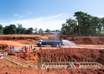 Obras da Perimetral Leste. Foto: Sara Cheida/Itaipu Binacional