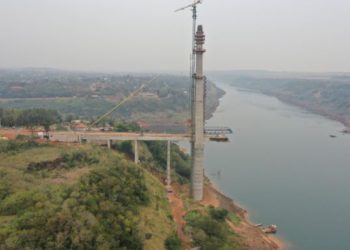 Ponte em construção. Foto: Kelvyn Ferreira de Melo/PTI
