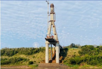 Obra 70% concluída. Foto: DER-PR