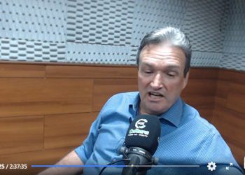 Empresário entrevistado na Rádio Cultura. Foto: reprodução