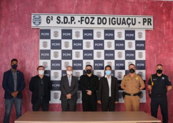 Eles prometeram policiamento adequado para Foz do Iguaçu. Foto: PMFI/Divulgação