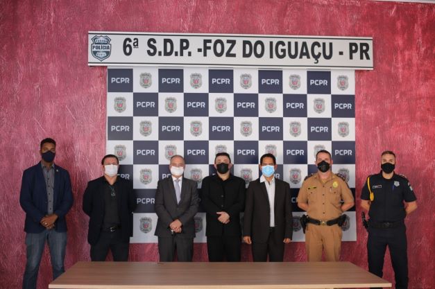 Eles prometeram policiamento adequado para Foz do Iguaçu. Foto: PMFI/Divulgação
