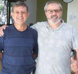 Vencedores: Vice-presidente Caio Coronel (à esquerda) e presidente Rubens Prates. Foto: divulgação
