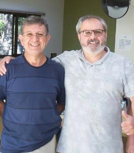 Vencedores: Vice-presidente Caio Coronel (à esquerda) e presidente Rubens Prates. Foto: divulgação
