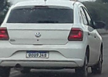 Veículo utilizado pelo suspeito do cometer o crime. Foto: Polícia Civil/Divulgação