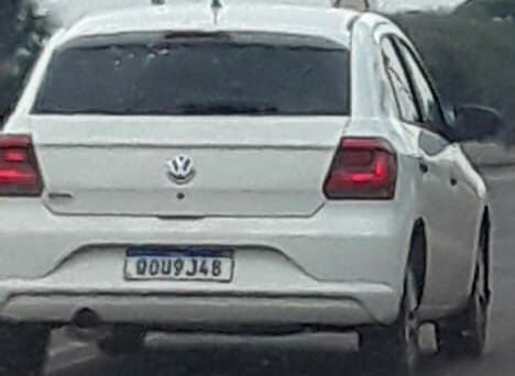 Veículo utilizado pelo suspeito do cometer o crime. Foto: Polícia Civil/Divulgação