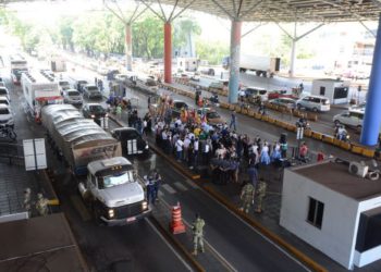 Na Aduana de Ciudad del Este, na Ponte da Amizade Foto: Divulgação/prefeitura do município