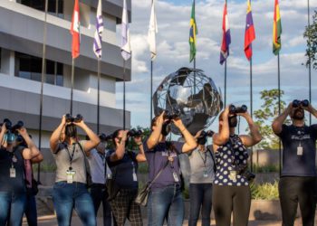 Observação de pássaros no PTI como forma de relaxamento. Foto: PTI/Divulgação