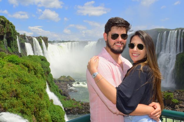 Romantismo nas Cataratas do Iguaçu. Foto: Alexandre Soto #FotoEquipeCataratas - @cataratasdoiguacu