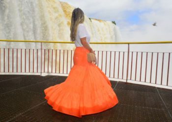 Turista nas Cataratas do Iguaçu. Fotos: Alexandre Soto / @CataratasdoIguacu #FotoEquipeCataratas
