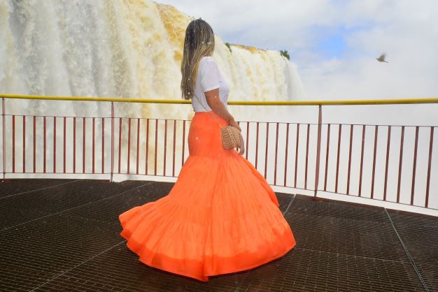 Turista nas Cataratas do Iguaçu. Fotos: Alexandre Soto / @CataratasdoIguacu #FotoEquipeCataratas
