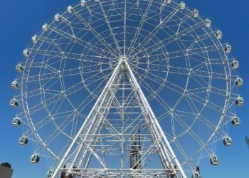 Nova atração turística de Foz do Iguaçu. a roda gigante será inaugurada (hoje). Foto: divulgação