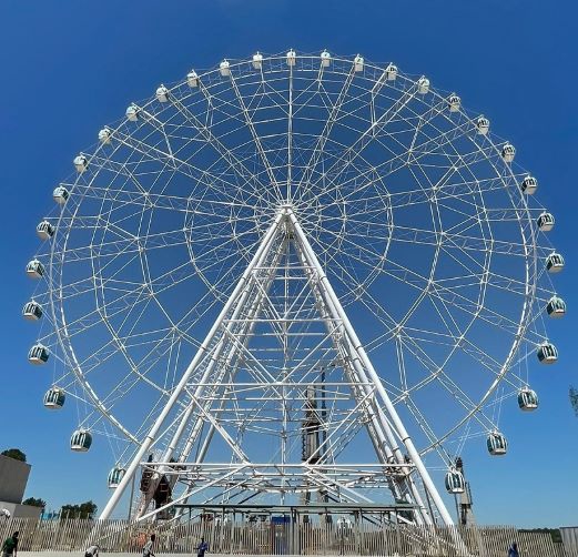 Nova atração turística de Foz do Iguaçu. a roda gigante será inaugurada (hoje). Foto: divulgação