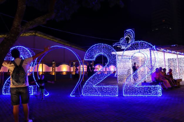 Decoração de Natal em Foz. Fotos: Christian Rizzi/PMFI