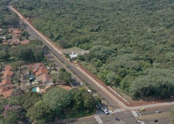 Área verde da Itaipu no perímetro urbano de Foz do Iguaçu que deve virar parque. Foto Alexsandro Pinheiro/PTI