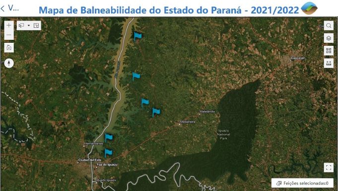 Lago de Itaipu. Foto: Divulgação/IAT