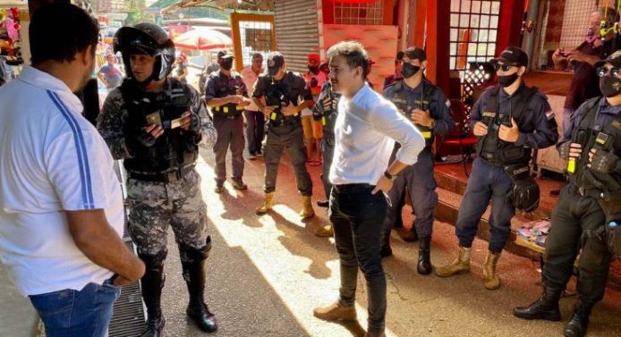 Operação em andamento. Foto: Prefeitura de CDE/Divulgação