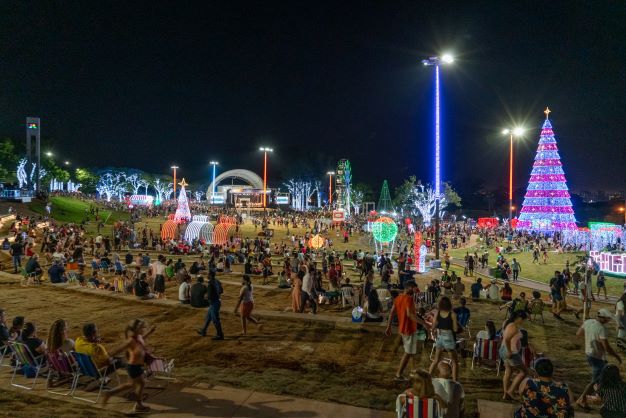 Gramadão da Vila A decorado para o Natal. Foto: Sara Cheida/IB