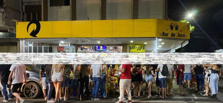 Bar do Juca ontem (03) à noite. Foto: Não Viu?