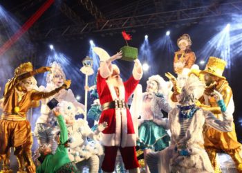Espetáculo de Natal em Foz do Iguaçu. Foto: Silvio Veras/Divulgação