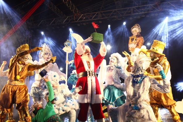 Espetáculo de Natal em Foz do Iguaçu. Foto: Silvio Veras/Divulgação