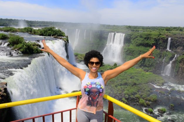 Visitante nas Cataratas do Iguaçu: Foto: Alexandre Soto #FotoEquipeCataratas/@cataratasdoiguacu