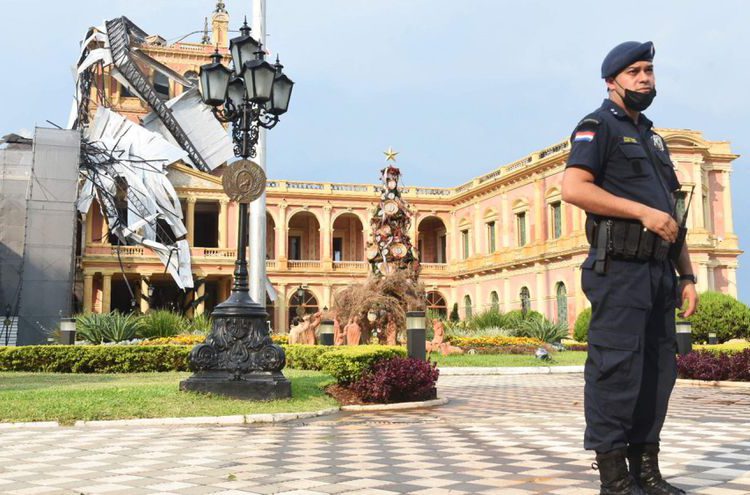 Palácio destelhado. Foto: Daniel Duarte/ABC Color