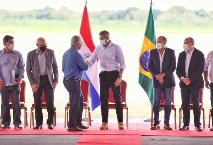 O evento foi realizado nesta segunda-feira na Carmelo Peralta, área de obras. Foto: Agência IP/Divulgação