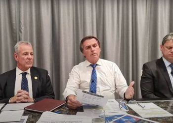 Live do presidente ontem (20). Foto: reprodução/Agência Brasil