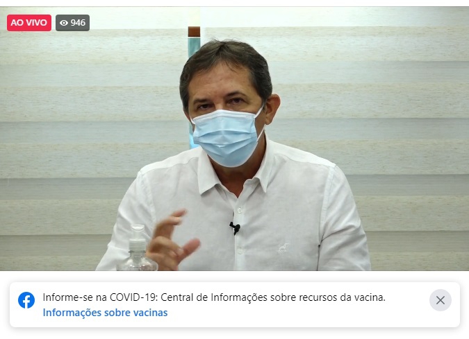 Chico Brasileiro. Foto: captação de uma live