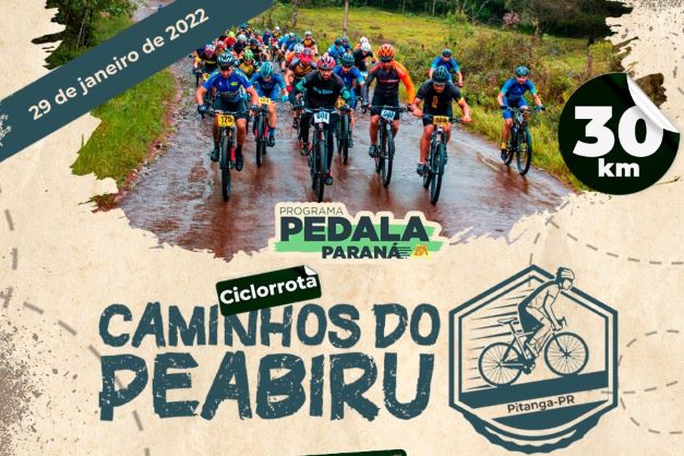 Pedala Paraná inaugura ciclorrota Caminhos do Peabiru - Curitiba, 27/01/2022
Foto: Paraná esporte