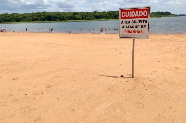 Corpo de Bombeiros alerta para risco de ataques de piranhas nas praias de águas doces do Oeste - 17/01/2022
Foto: SESP-PARANÁ