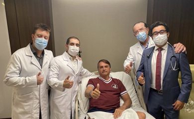 Jair Bolsonaro Hospital Vila Nova Star. Foto: Agência Brasil