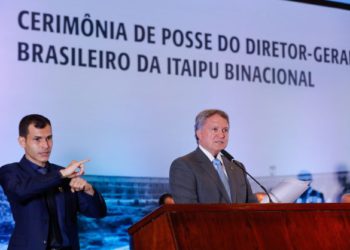 Posse do novo diretor-geral brasileiro da Itaipu Binacional. Foto: Isac Nóbrega /PR