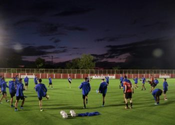 Seleção paraguaia. Foto: Agência IP