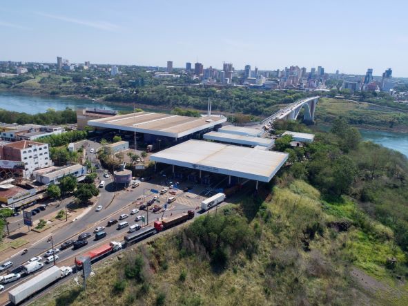 Aduana da Receita Federal na Ponte da Amizade. Foto: divulgação/RF