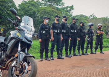 Segurança reforçada. Foto: Divulgação/ Prefeitura de Ciudad del Este