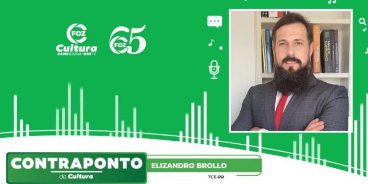 Brollo concedeu entrevista ao programa Contraponto da Rádio Cultura nesta terça-feira (26). Ilustração: Rádio Cultura