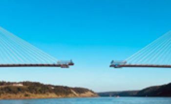 Ponte da Integração está 86% concluída. Foto: DER-PR