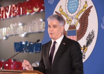 Marc Ostfield, embaixador dos Estados Unidos no Paraguai. Foto: Agência IP/Divlgação