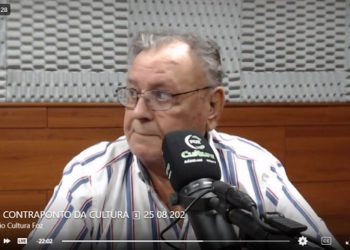 Dobrandino em entrevista à Rádio Cultura de Foz. Foto: reprodução do Facebook