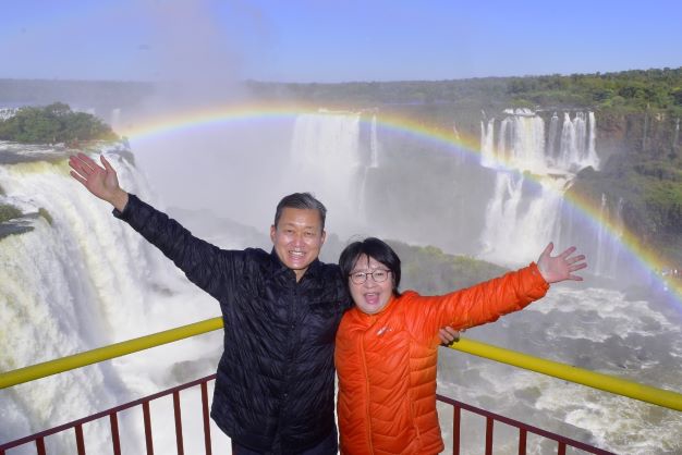 Visitantes nas Cataratas do Iguaçu. Foto: Alexandre Soto #FotoEquipeCataratas