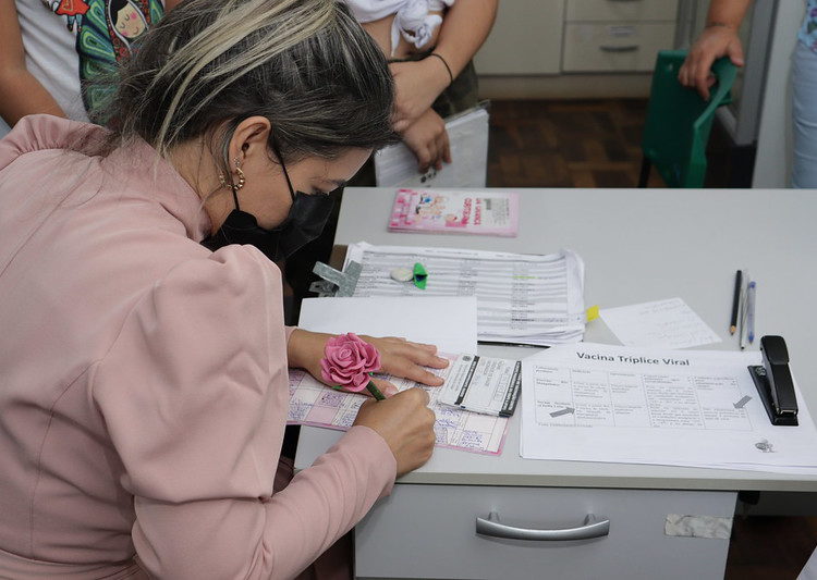 Vacinação em dia. Foto: Jordan Augusto/PMFI