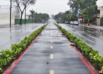 Avenida General Meira em fase de obras. Foto: PMFI