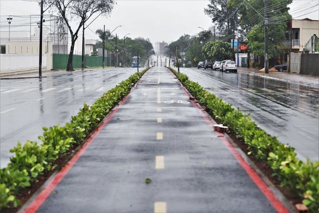 Avenida General Meira em fase de obras. Foto: PMFI