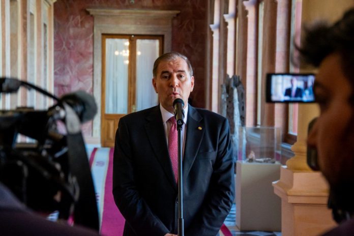 Julio César Arriola, Ministro das Relações Exteriores. Foto: Agência IP