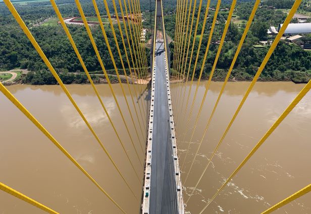 Ponte da Integração concluída. Foto: DER