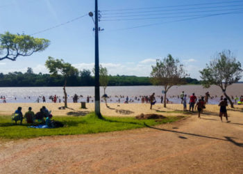 Reabertura da Prainha de Três Lagoas em 15 de janeiro de 2020. Foto: PMFI/Divulgação