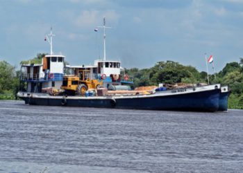 Navegação no Rio Paraguai.  Foto: Agência IP